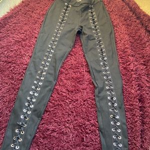 Fashion nova lace up pants